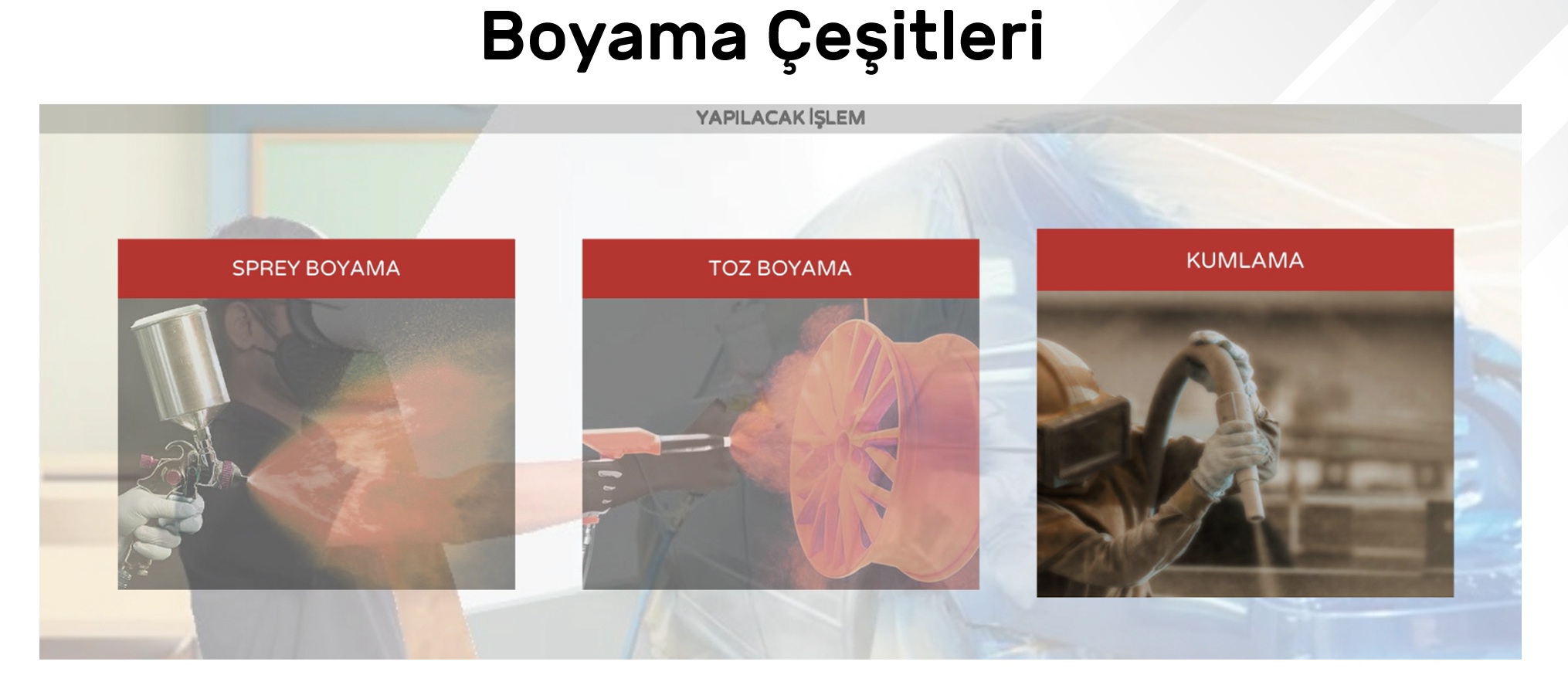 Boyama Çeşitleri
