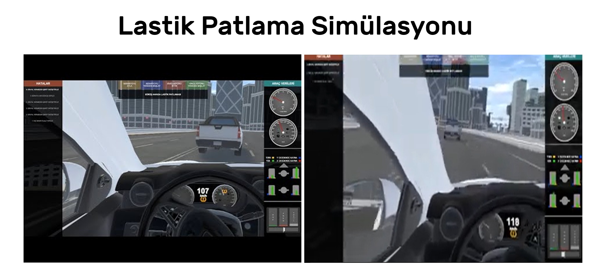 lastik patlama